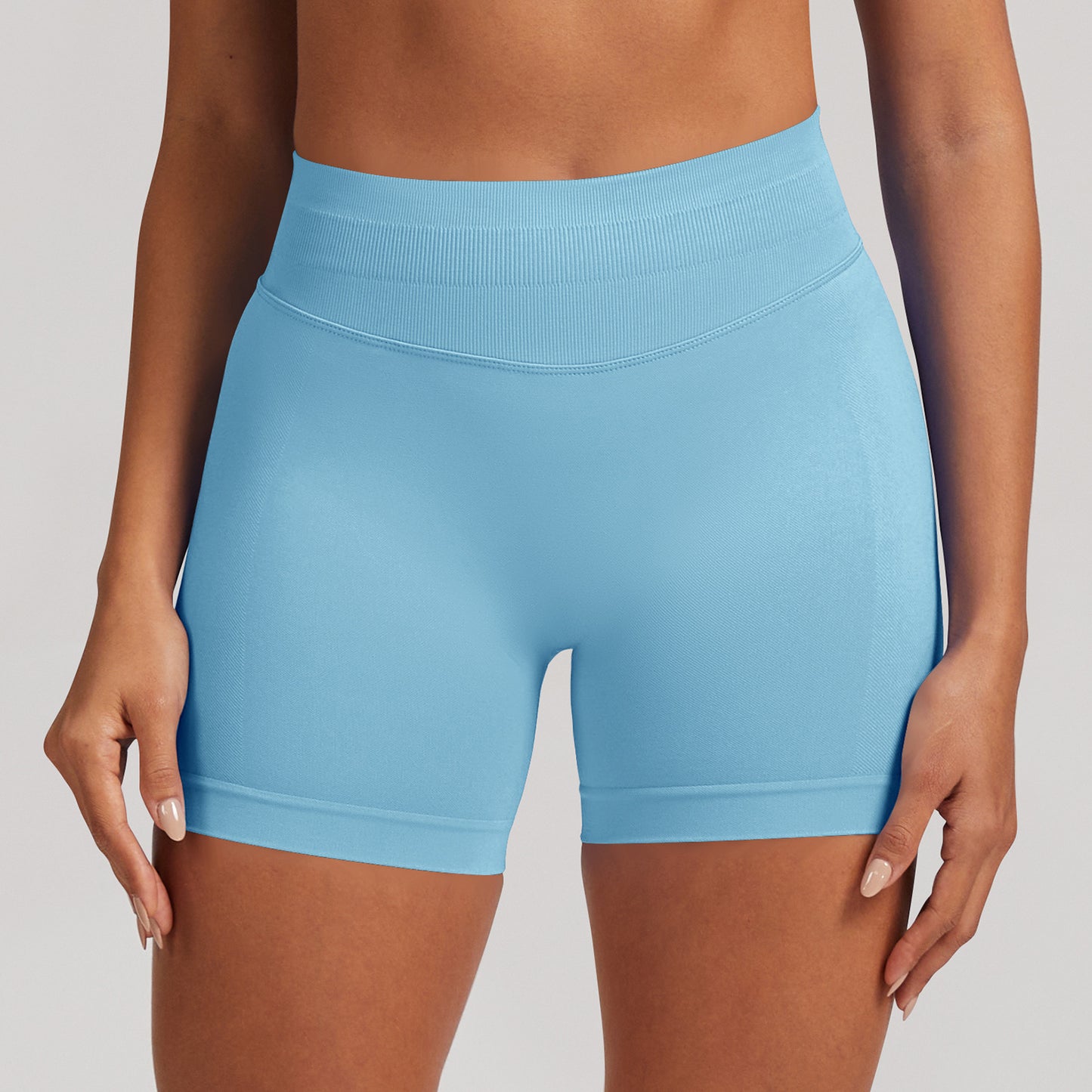 Seamless Butt-Lifting Yoga Shorts High Elastic Sports Fitness Shorts