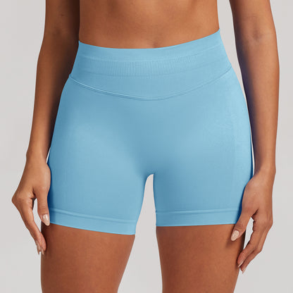 Seamless Butt-Lifting Yoga Shorts High Elastic Sports Fitness Shorts
