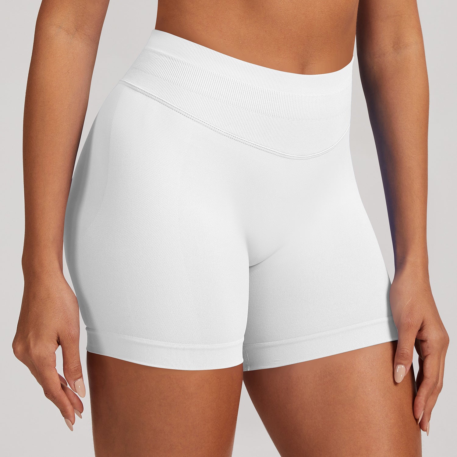 Seamless Butt-Lifting Yoga Shorts High Elastic Sports Fitness Shorts