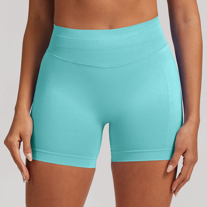 Seamless Butt-Lifting Yoga Shorts High Elastic Sports Fitness Shorts