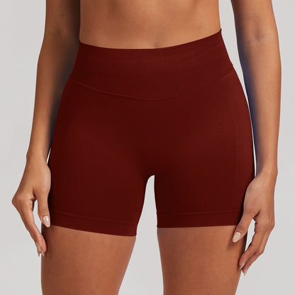 Seamless Butt-Lifting Yoga Shorts High Elastic Sports Fitness Shorts