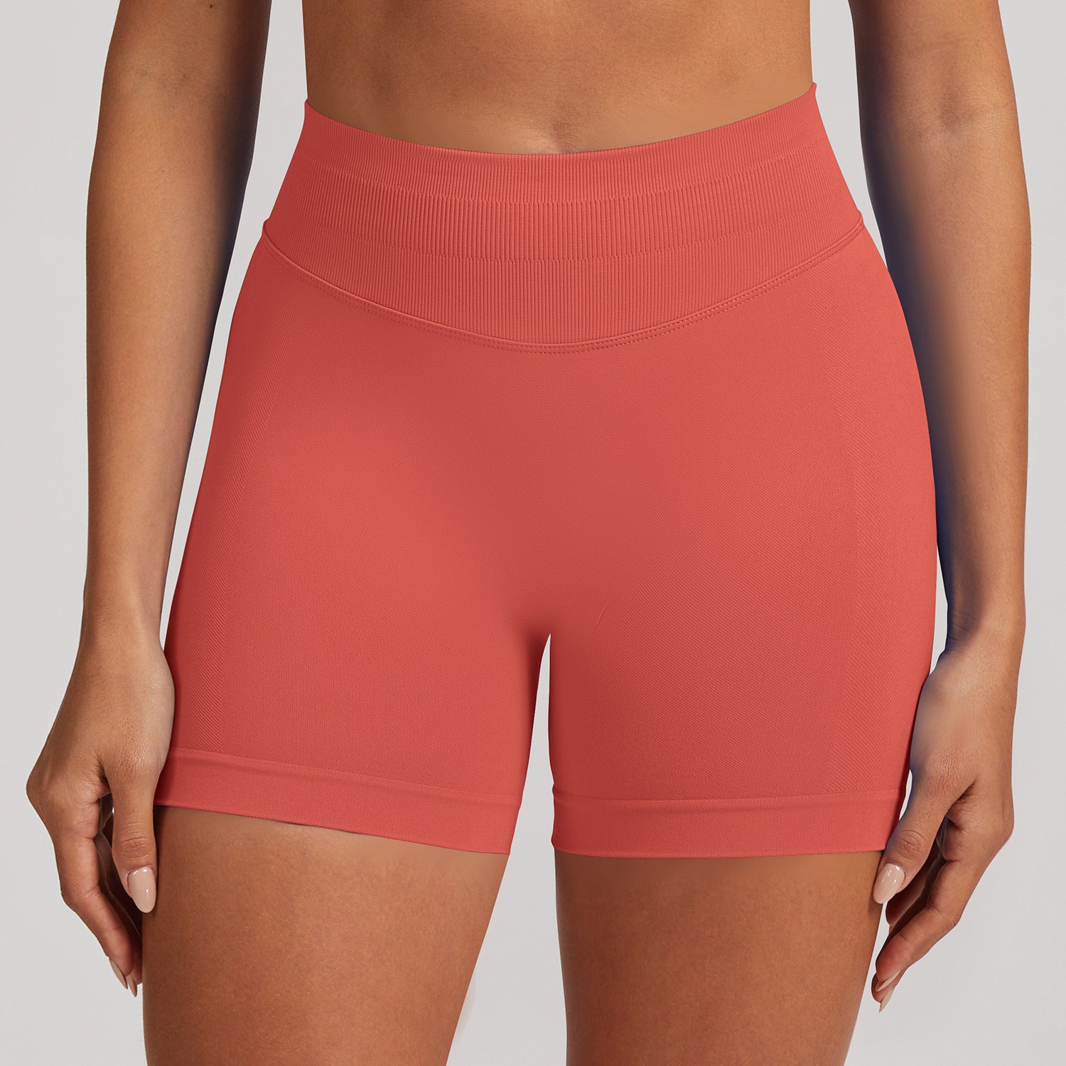 Seamless Butt-Lifting Yoga Shorts High Elastic Sports Fitness Shorts
