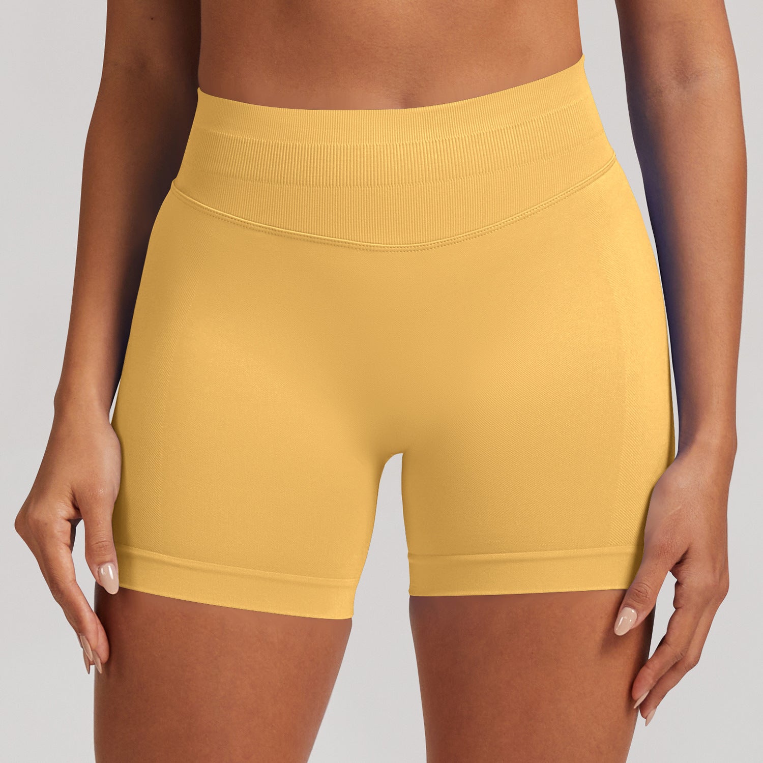 Seamless Butt-Lifting Yoga Shorts High Elastic Sports Fitness Shorts