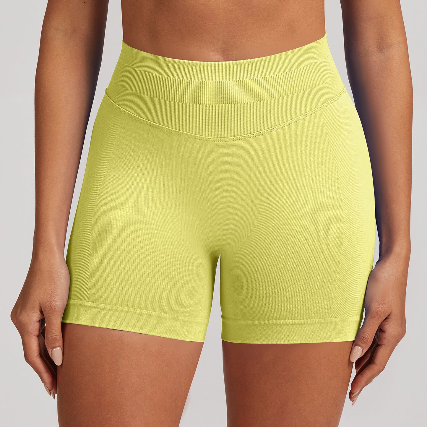 Seamless Butt-Lifting Yoga Shorts High Elastic Sports Fitness Shorts