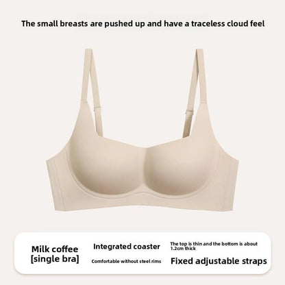 Seamless cloud-like nude bra