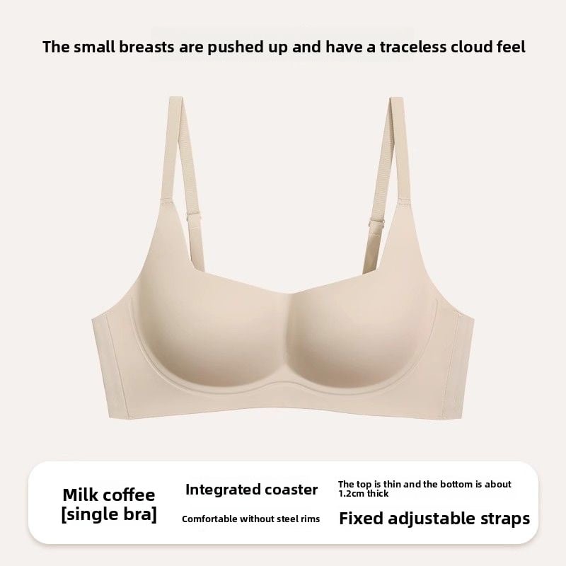 Seamless cloud-like nude bra
