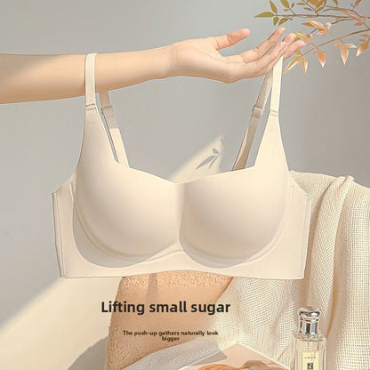 Seamless cloud-like nude bra