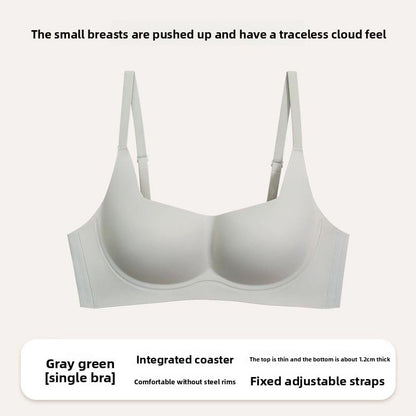 Seamless cloud-like nude bra
