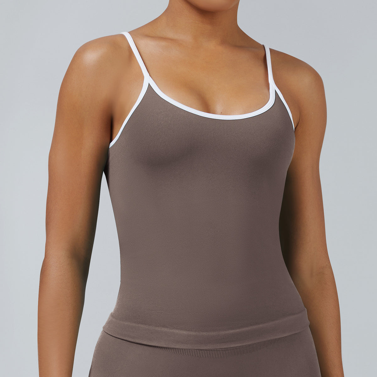 Seamless Color Block Sports Vest