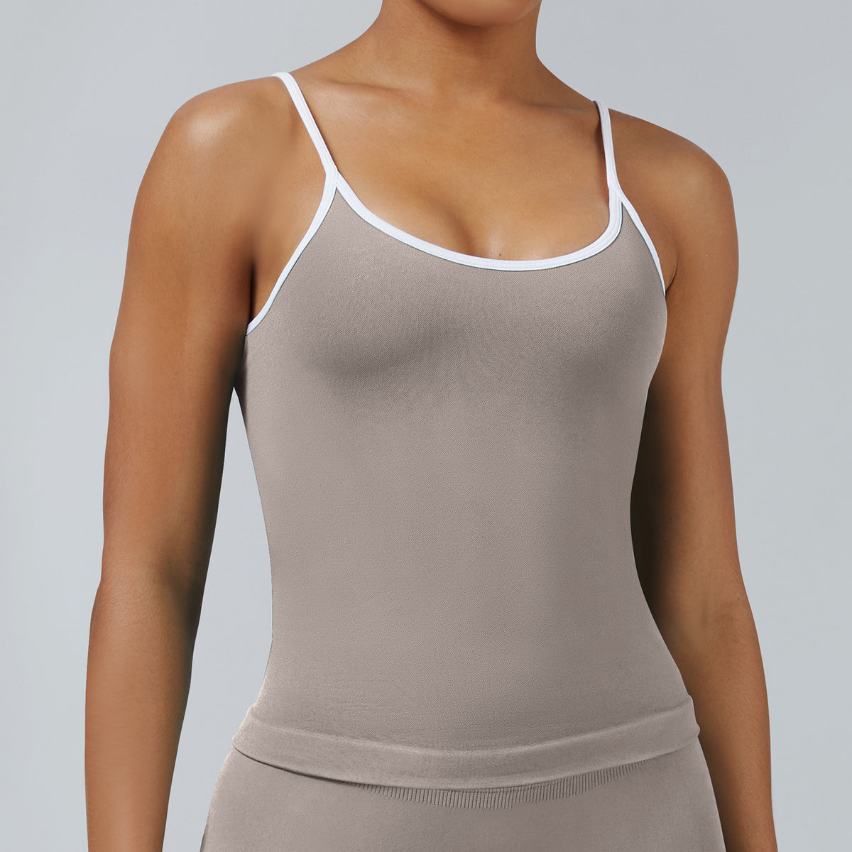 Seamless Color Block Sports Vest