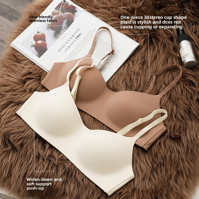 Seamless Comfort Push-Up Non-Wired Bra for Women