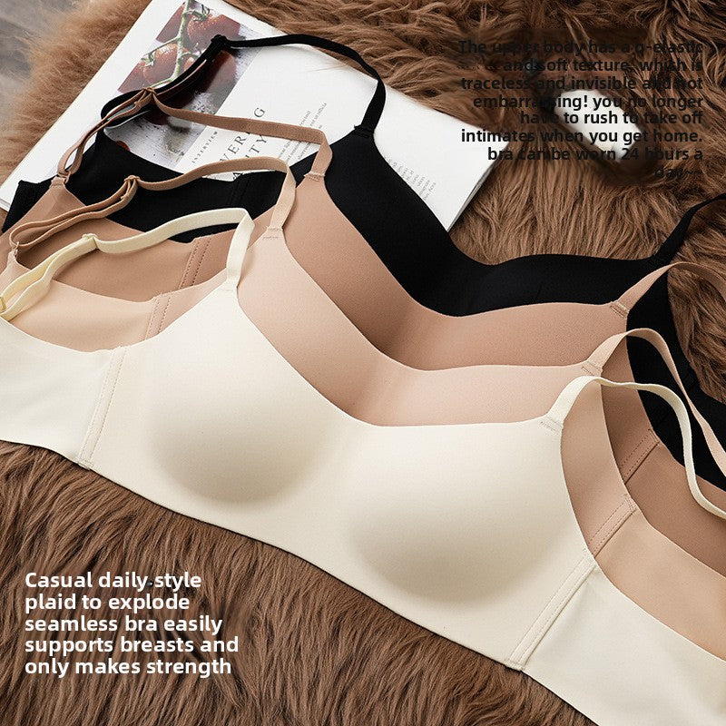 Seamless Comfort Push-Up Non-Wired Bra for Women