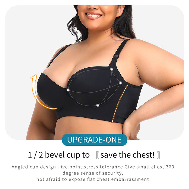 Seamless cup vest for slimming and body shaping