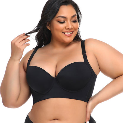 Seamless cup vest for slimming and body shaping