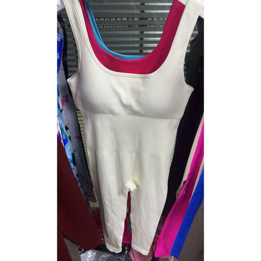 Seamless Elastic Fitness Jumpsuit