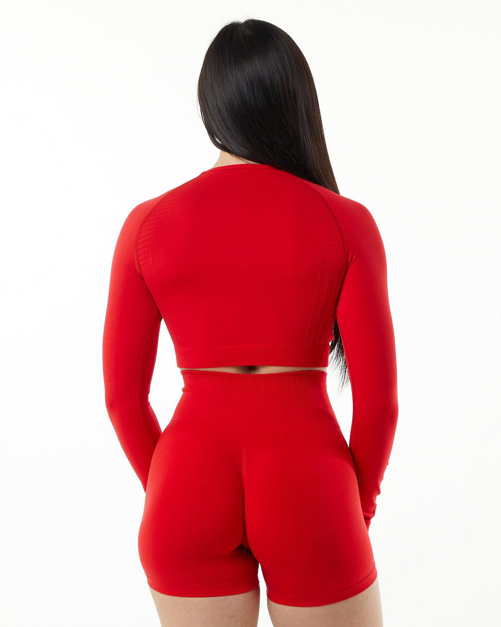 Seamless Fitness Long-sleeved Pants Suit