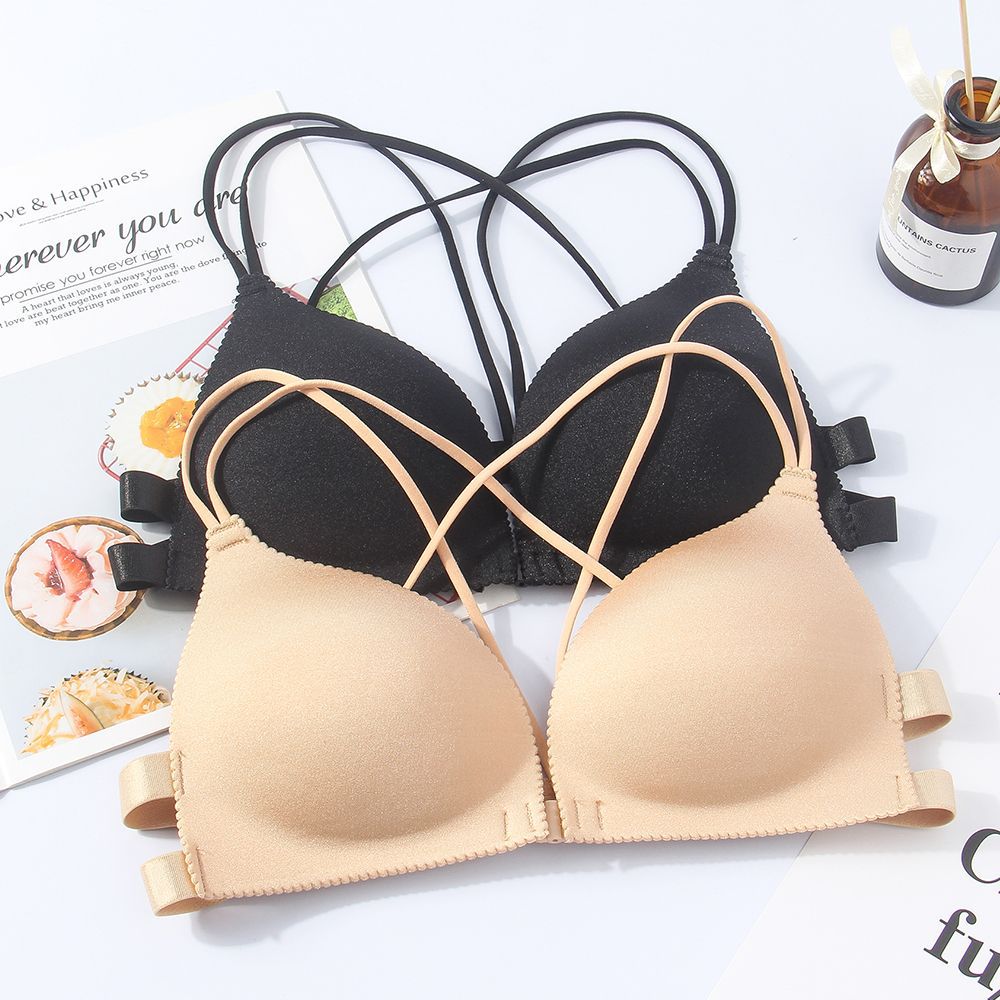 Seamless Front Closure Wireless Bra Vest
