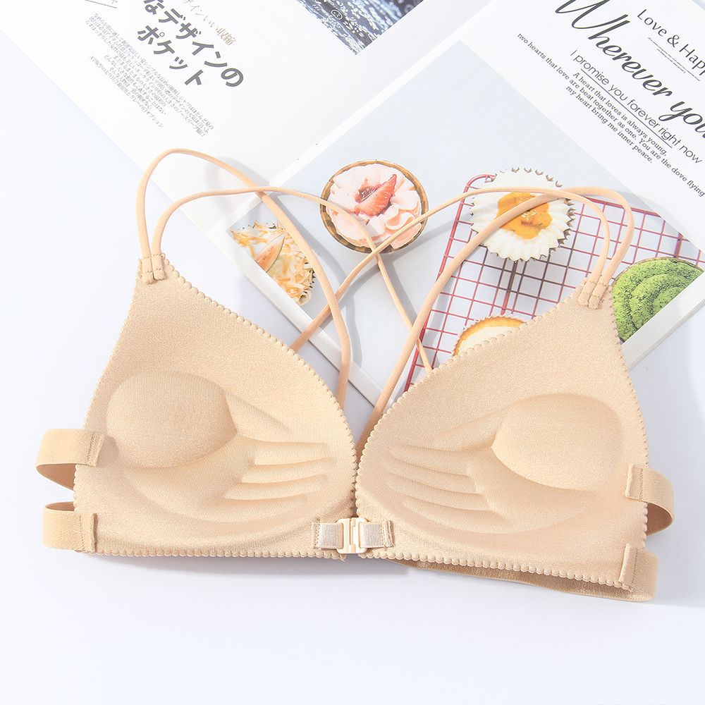 Seamless Front Closure Wireless Bra Vest