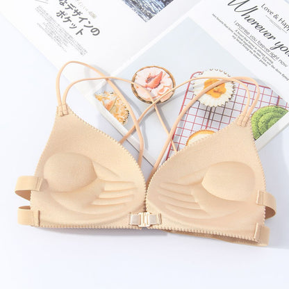 Seamless Front Closure Wireless Bra Vest