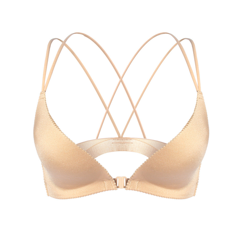 Seamless Front Closure Wireless Bra Vest