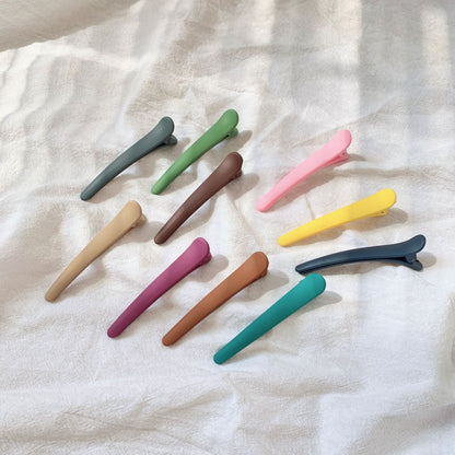 Seamless Frosted Duckbill Hair Clips