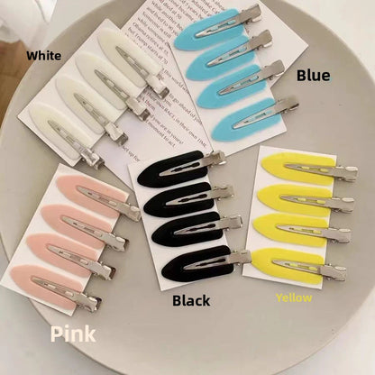 Seamless Hair Clips Solid Color Bangs Side Clips