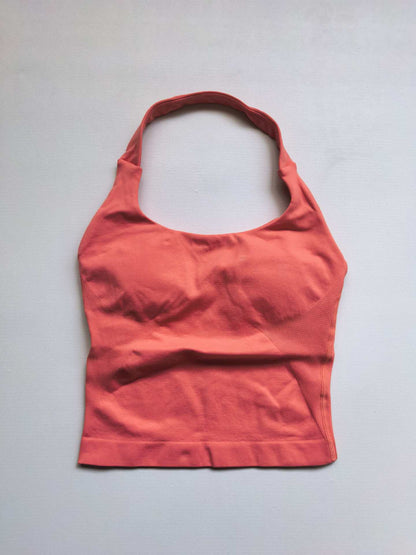 Seamless High Elastic Fitness Vest with Chest Pad