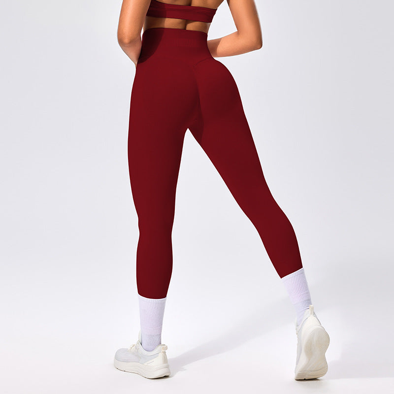Seamless High Waist Yoga Fitness Pants