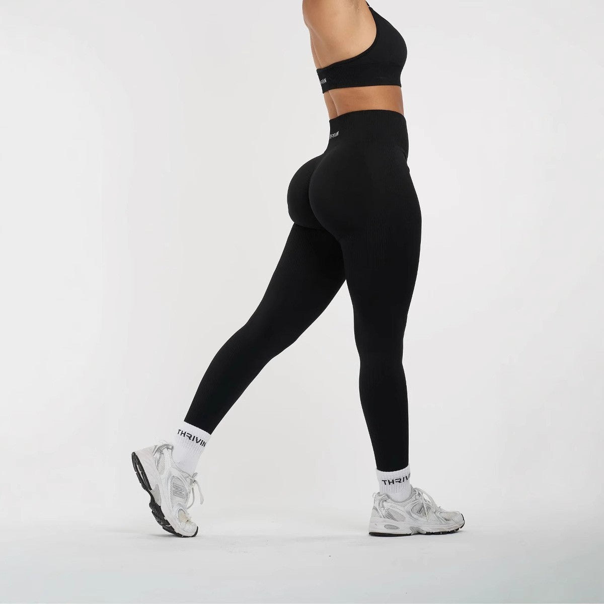 Seamless High-Waist Yoga Fitness Pants