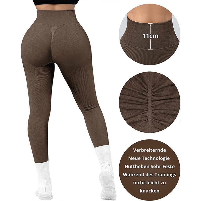Seamless High Waist Yoga Fitness Pants