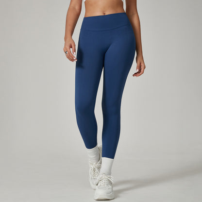 Seamless high-waist yoga pants