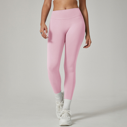 Seamless high-waist yoga pants
