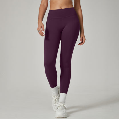 Seamless high-waist yoga pants