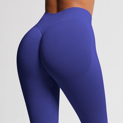 Seamless High-Waist Yoga Running Fitness Pants