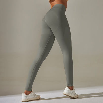 Seamless High Waist Yoga Set with Bra, Vest, and Pants