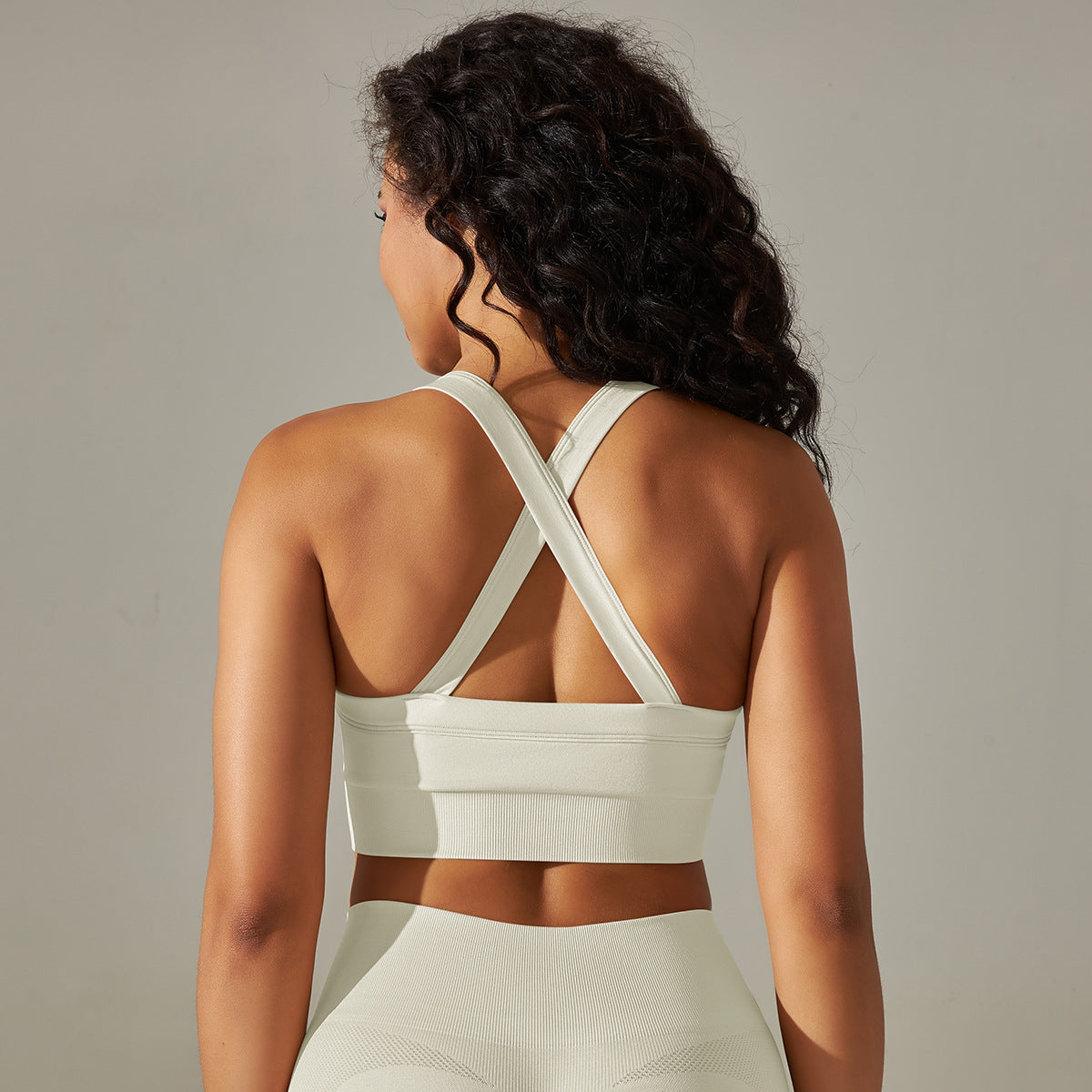 Seamless High Waist Yoga Set with Bra, Vest, and Pants