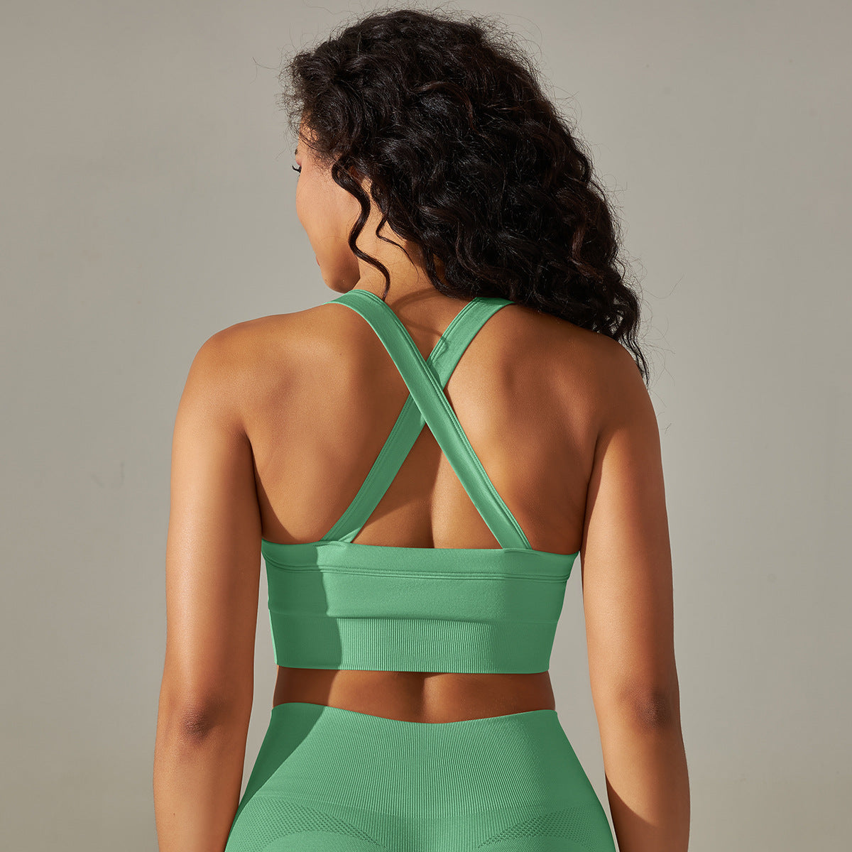 Seamless High Waist Yoga Set with Bra, Vest, and Pants