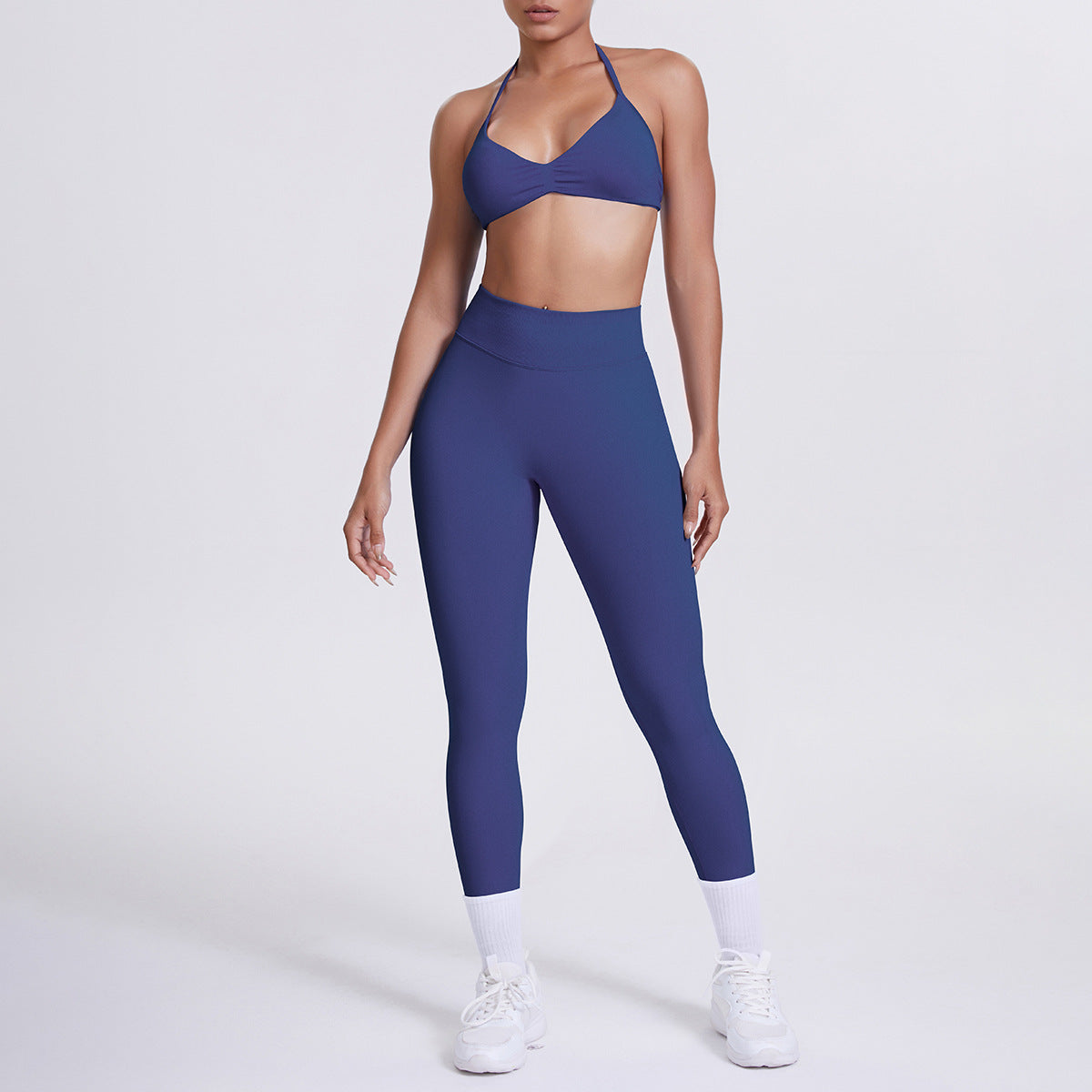 Seamless High Waist Yoga Sports Bra and Leggings Set