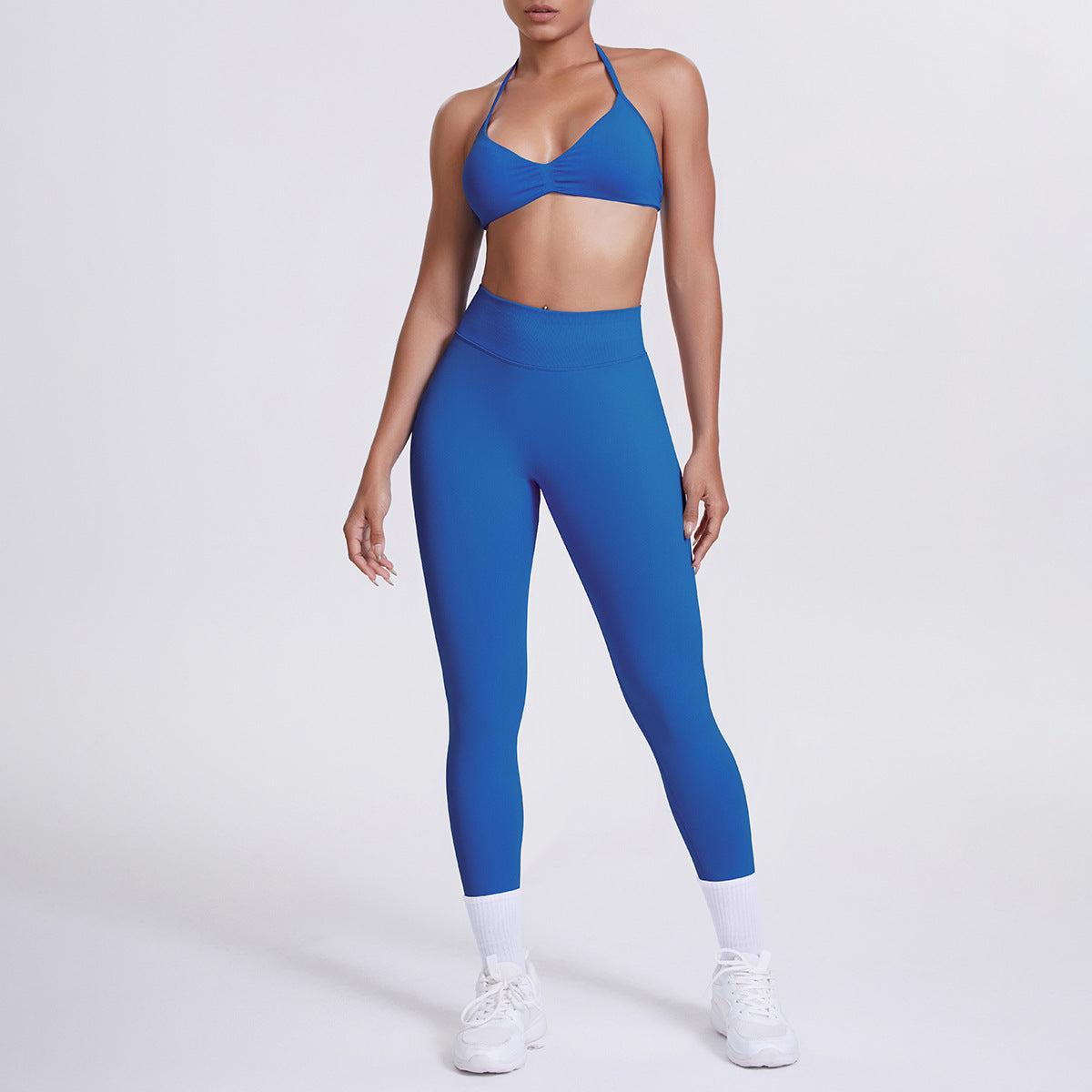 Seamless High Waist Yoga Sports Bra and Leggings Set