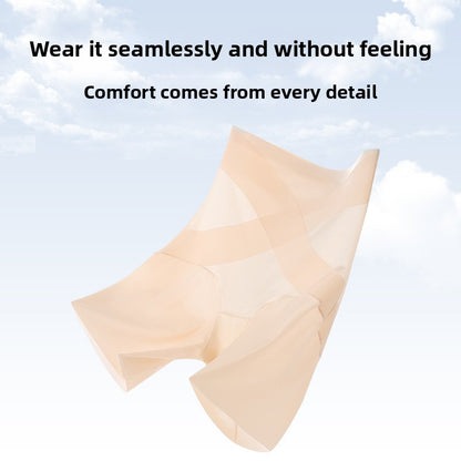 Seamless High-Waisted Shapewear Pants with Silk Crotch