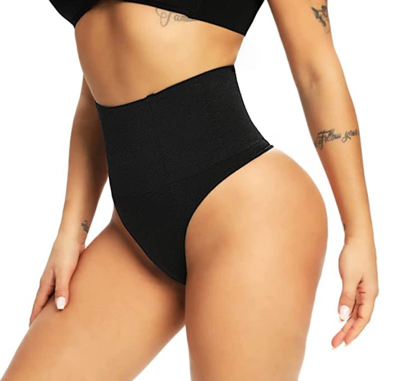 Seamless High-Waisted Thong Tummy Control Pants for Women