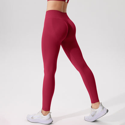 Seamless High-Waisted Yoga Fitness Tights