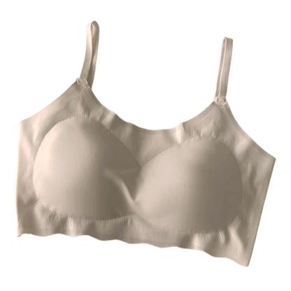 Seamless ice silk lingerie for teenage girls
