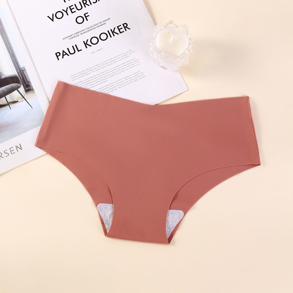 Seamless Ice Silk Womens Briefs