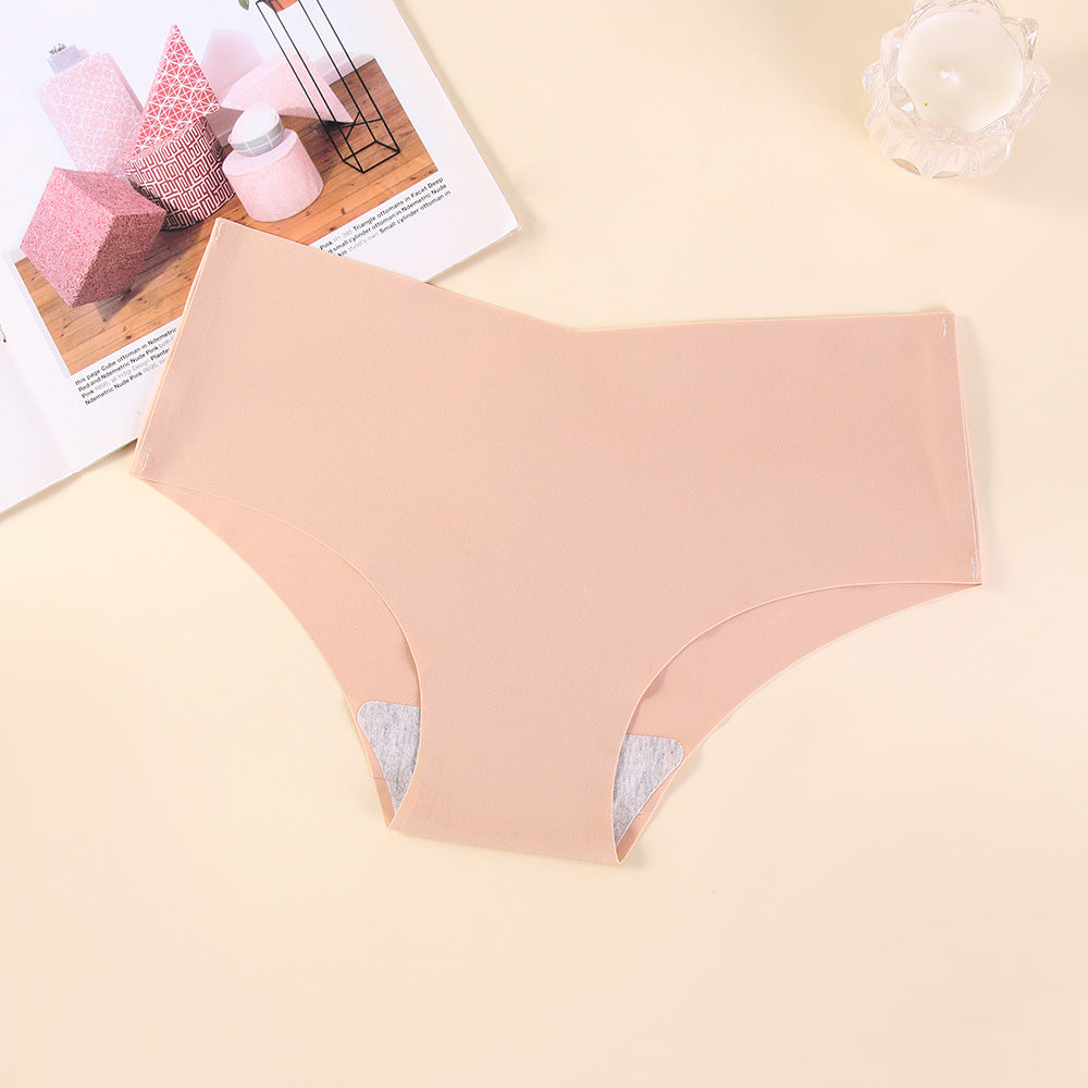 Seamless Ice Silk Womens Briefs