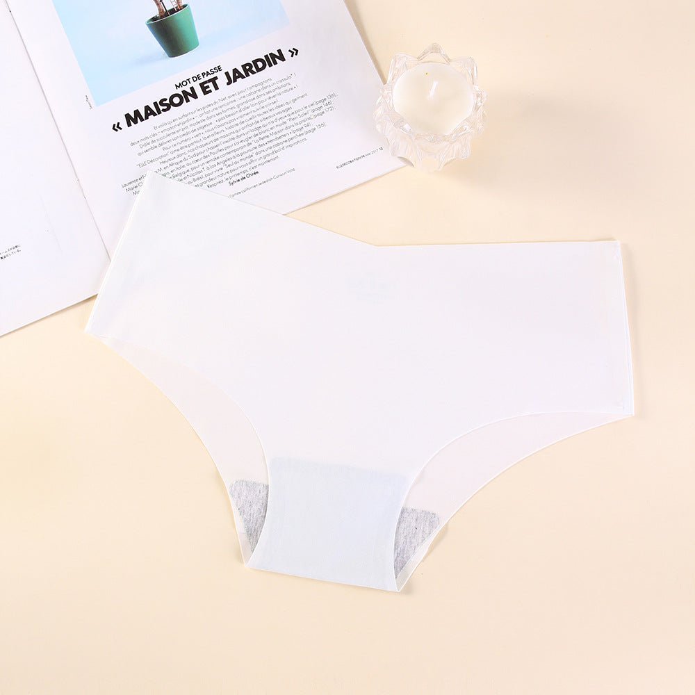 Seamless Ice Silk Womens Briefs