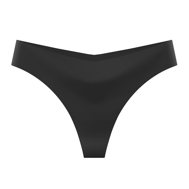 Seamless Ice Silk Womens Thong Underwear