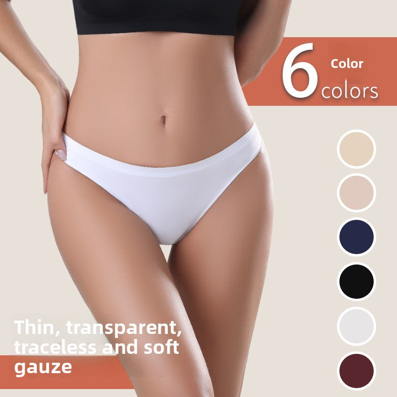 Seamless Ice Silk Womens Underwear