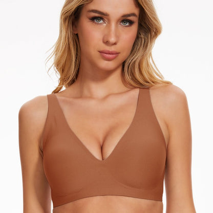 Seamless Leopard Print Bra