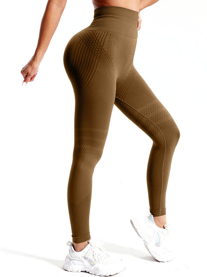 Seamless lifting buttocks yoga pants